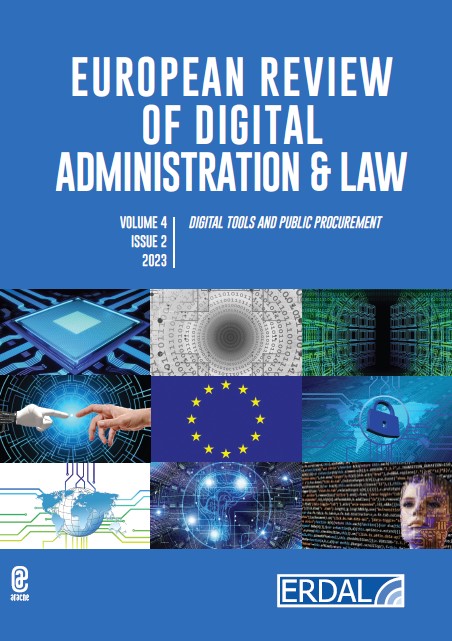 copertina 9791221812664 European Review of Digital Administration & Law